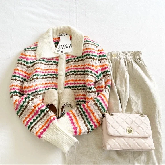 Zara knit cardigan🌈 - Picture 7 of 7